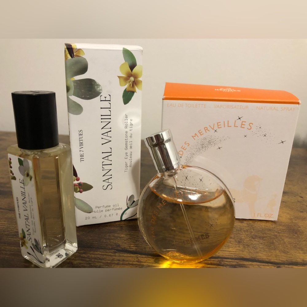 Perfume bundle - 7 Virtues and Hermès.
